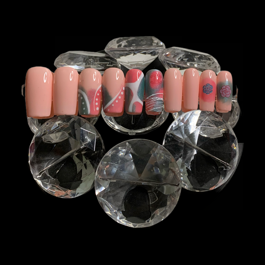 20 Piece Press On Nail set  Watermelon